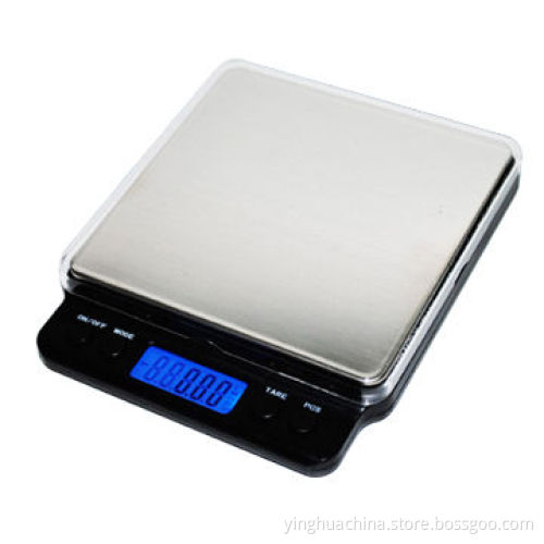 Digital mini electronic pocket scale for calibration, tare jewelry/gold/diamond/pill, PSC03